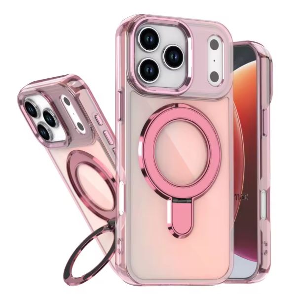 Premium Magnetic Kickstand Electroplated Case for iPhone